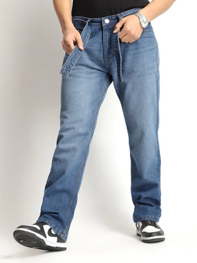 Ever stone Blue Belt Denim Jeans