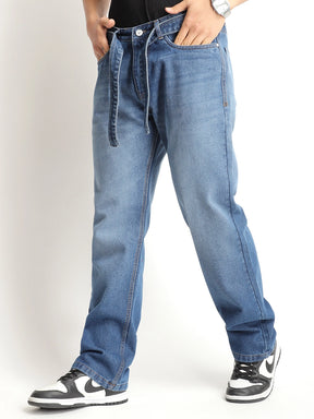 Ever stone Blue Belt Denim Jeans