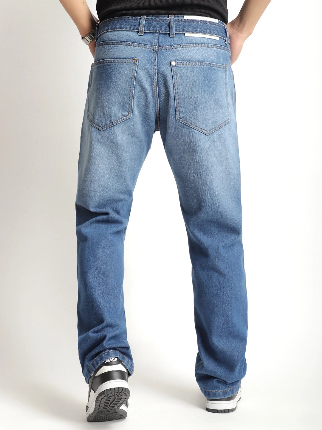 Ever stone Blue Belt Denim Jeans