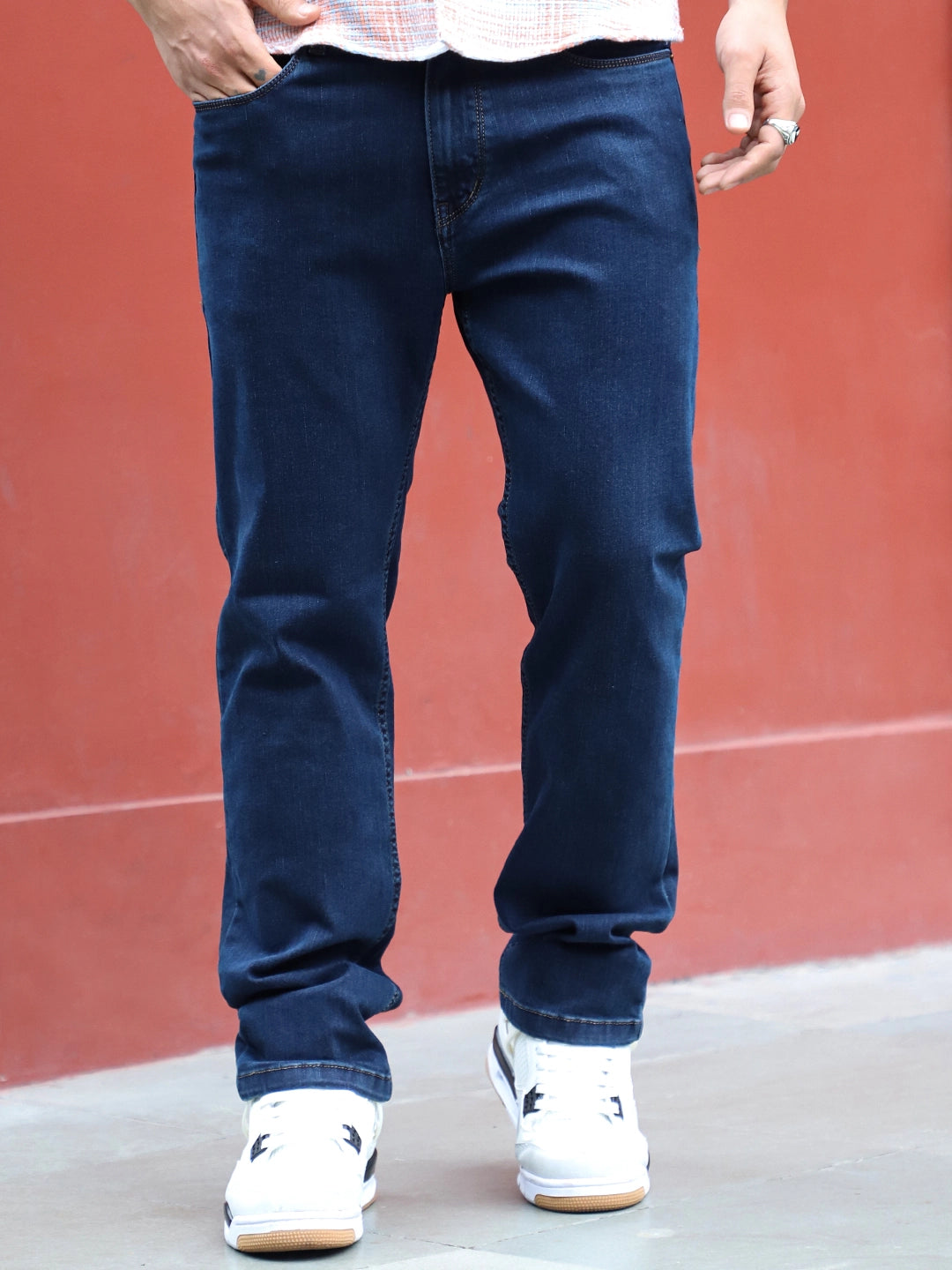 FrostDune Dark Blue Bootcut Denim Jeans