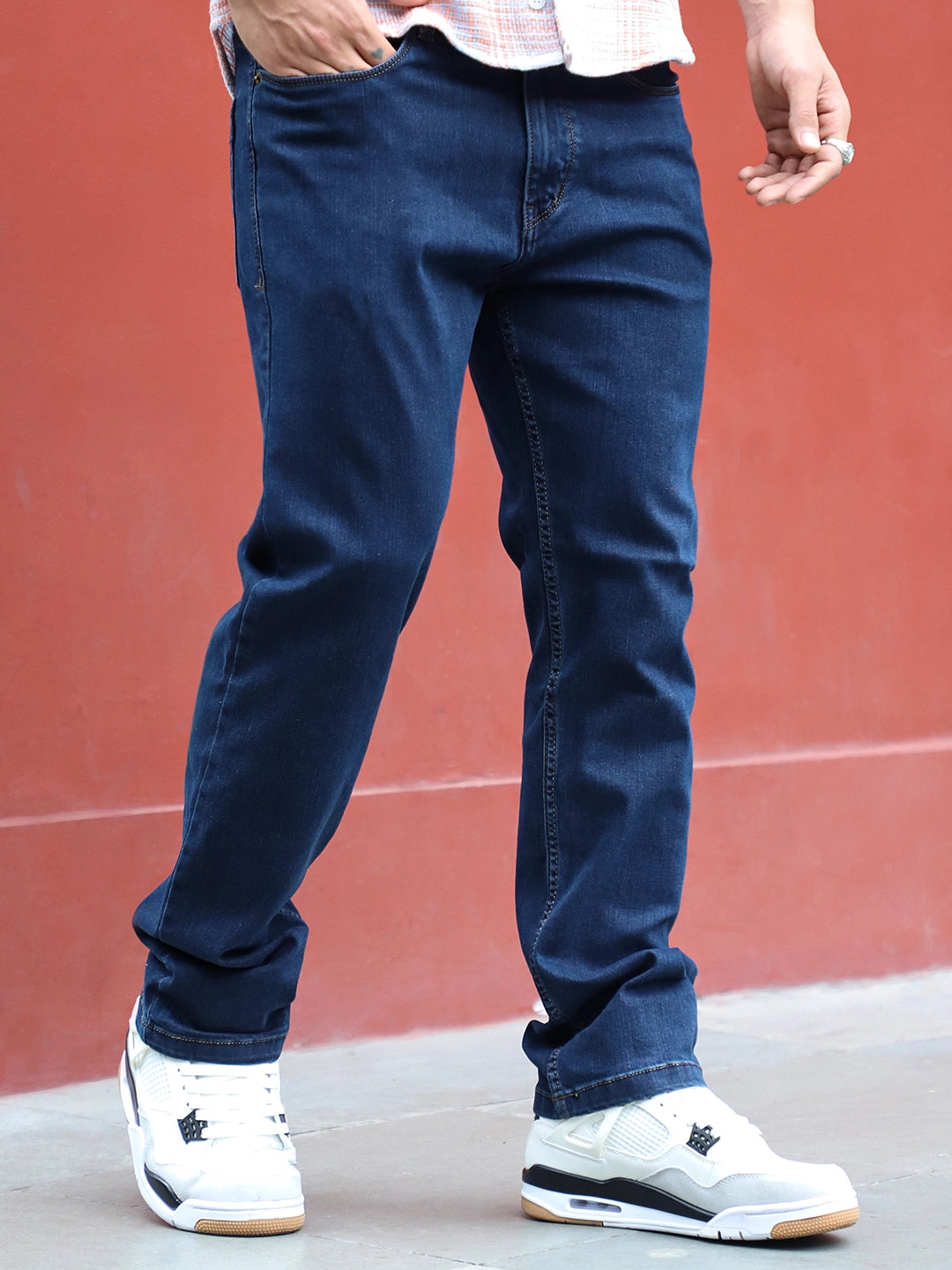 FrostDune Dark Blue Bootcut Denim Jeans