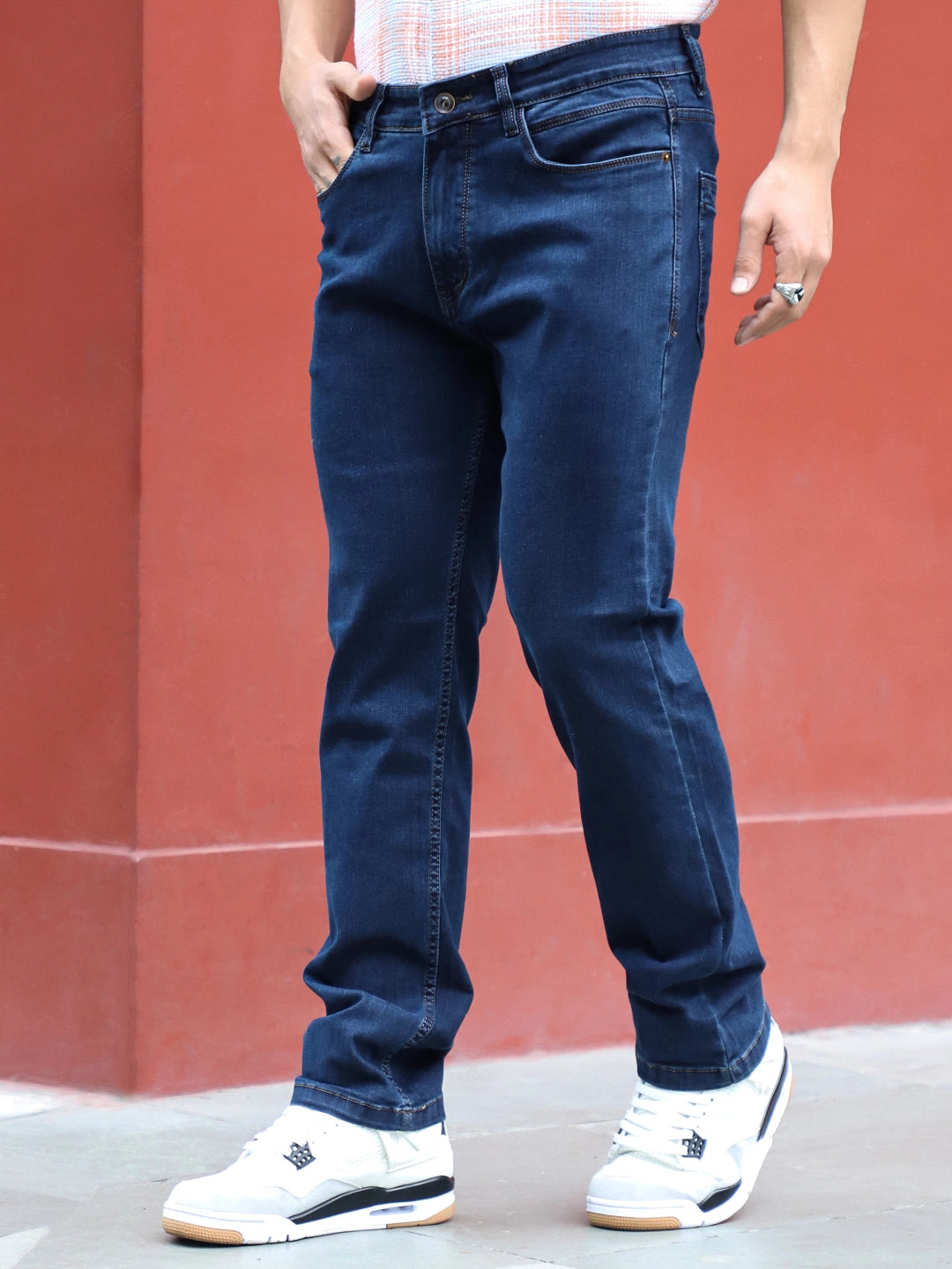 FrostDune Dark Blue Bootcut Denim Jeans