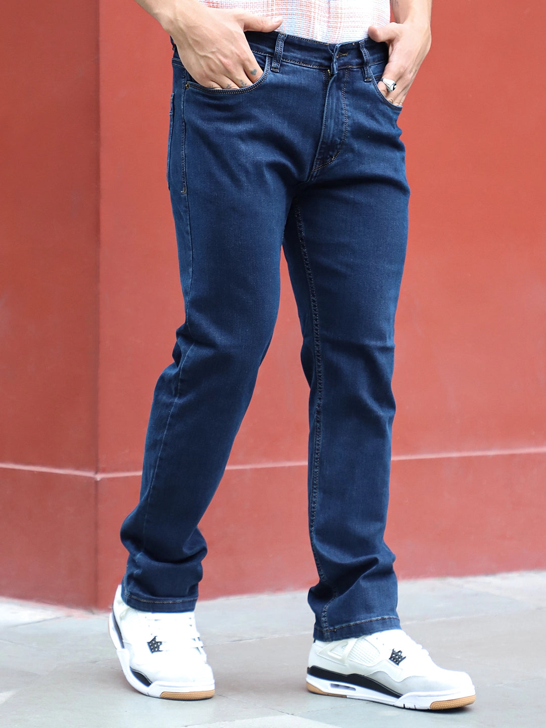 FrostDune Dark Blue Bootcut Denim Jeans