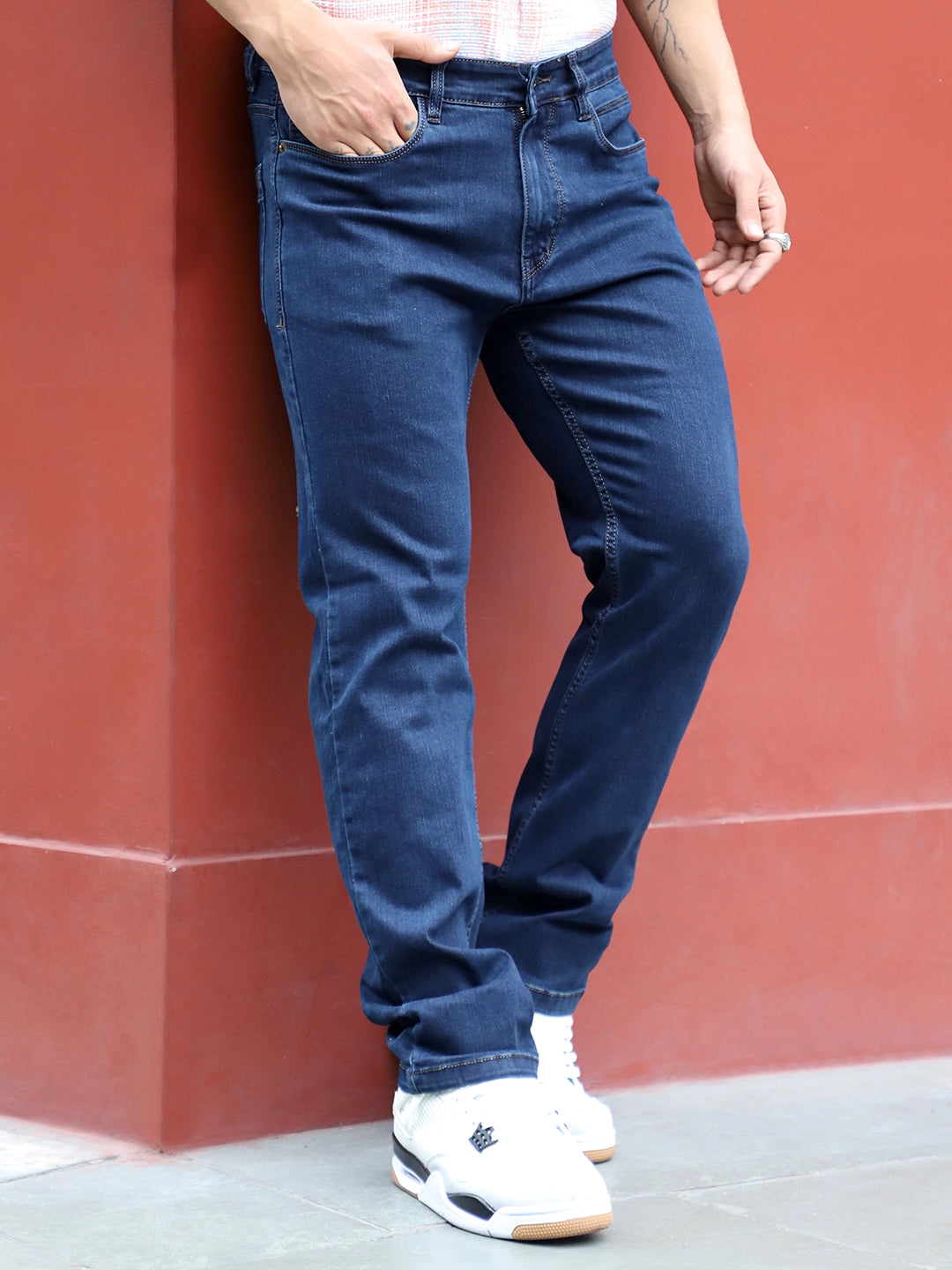 FrostDune Blue Bootcut Denim Jeans
