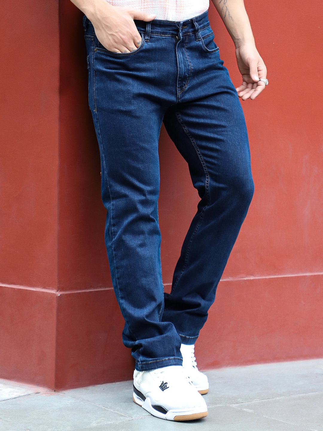 FrostDune Dark Blue Bootcut Denim Jeans