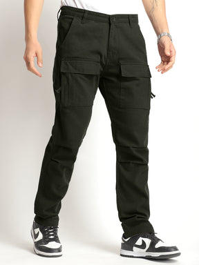 Riverside Dark Grey Cotton Pus Size Cargo