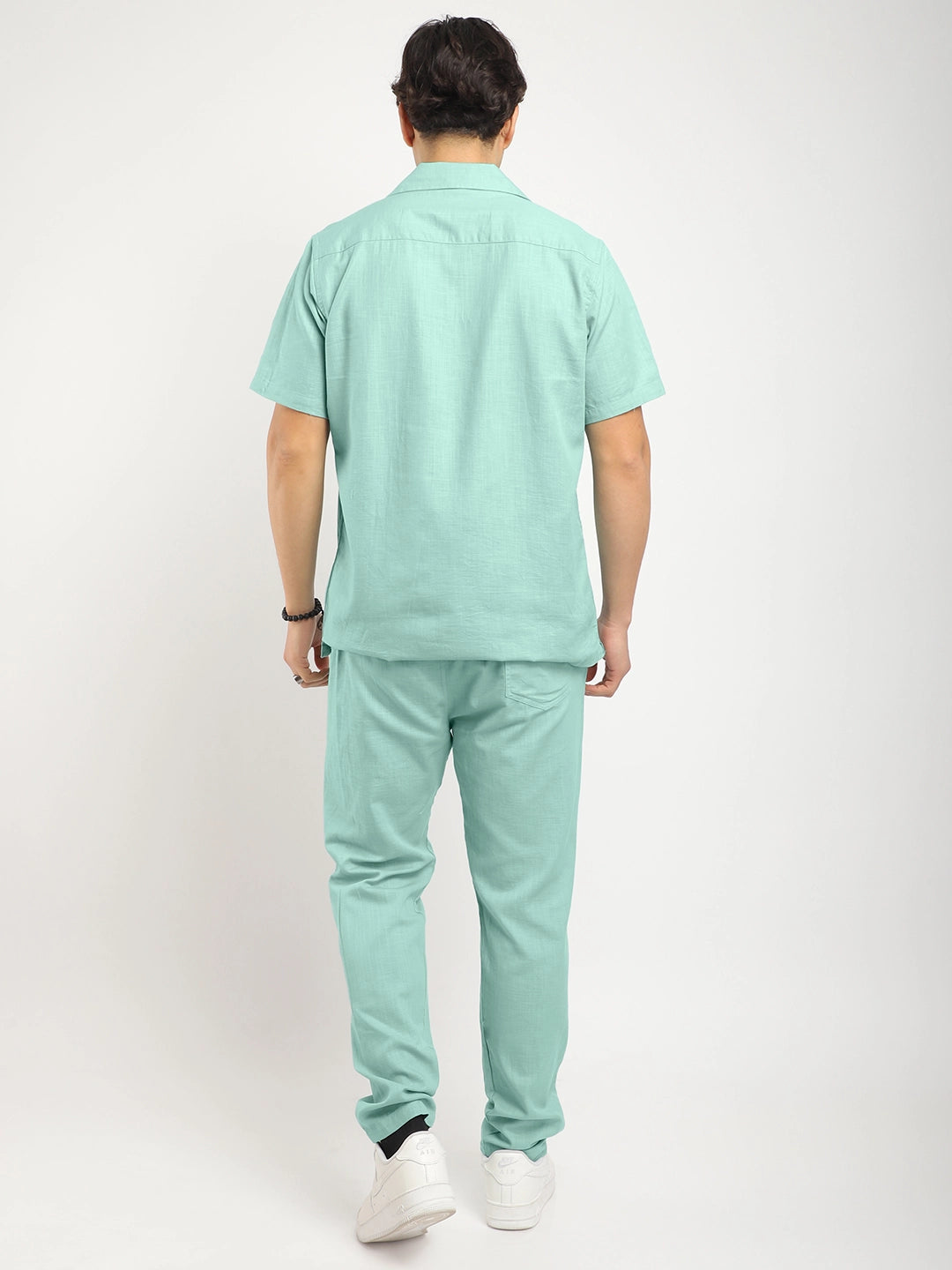 Linen Atlant Mint Green  Co-Ord Set