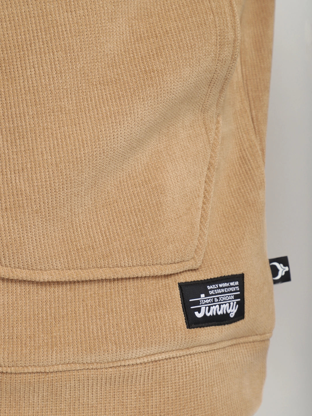 Bonded Corduroy Camel Zipper Jacket Pro