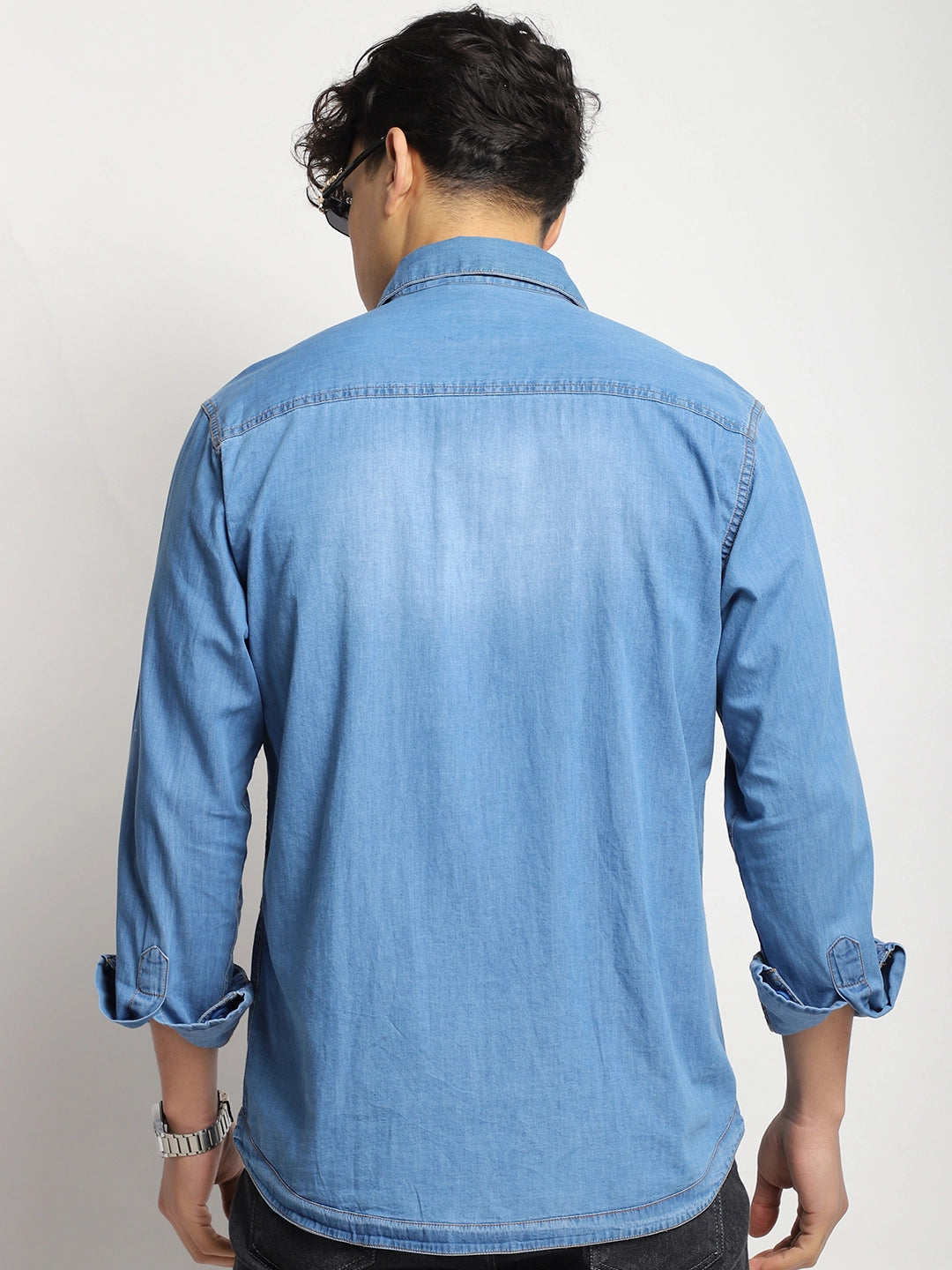 Stratford Stone Blue Denim Shirt