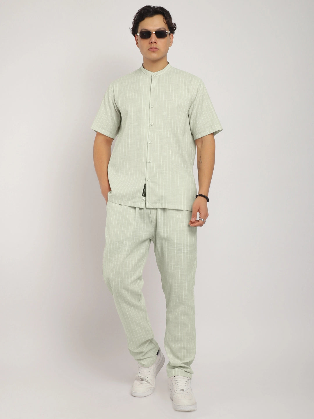 Royal Linen Atlant Light Green  Co-Ord Set