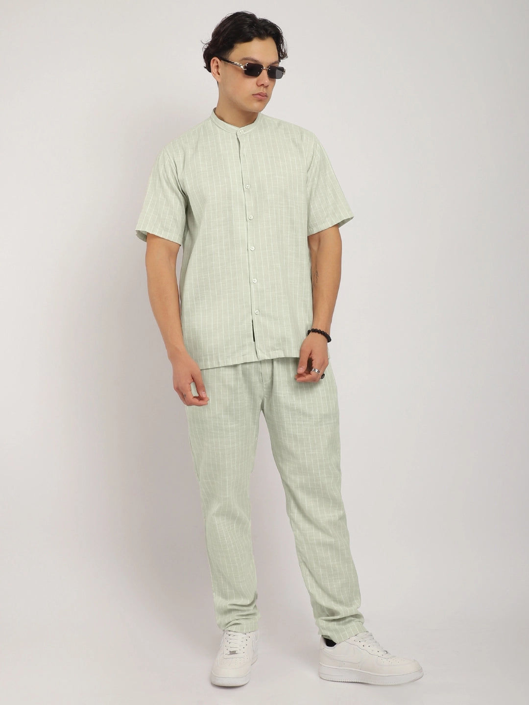 Royal Linen Atlant Light Green  Co-Ord Set