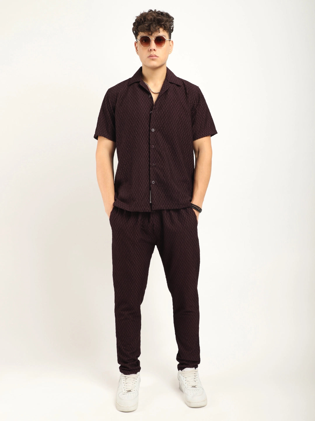 Zharvis Ringer Wine Co-Ord Set