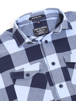 Chess Square Blue Checks Shirt