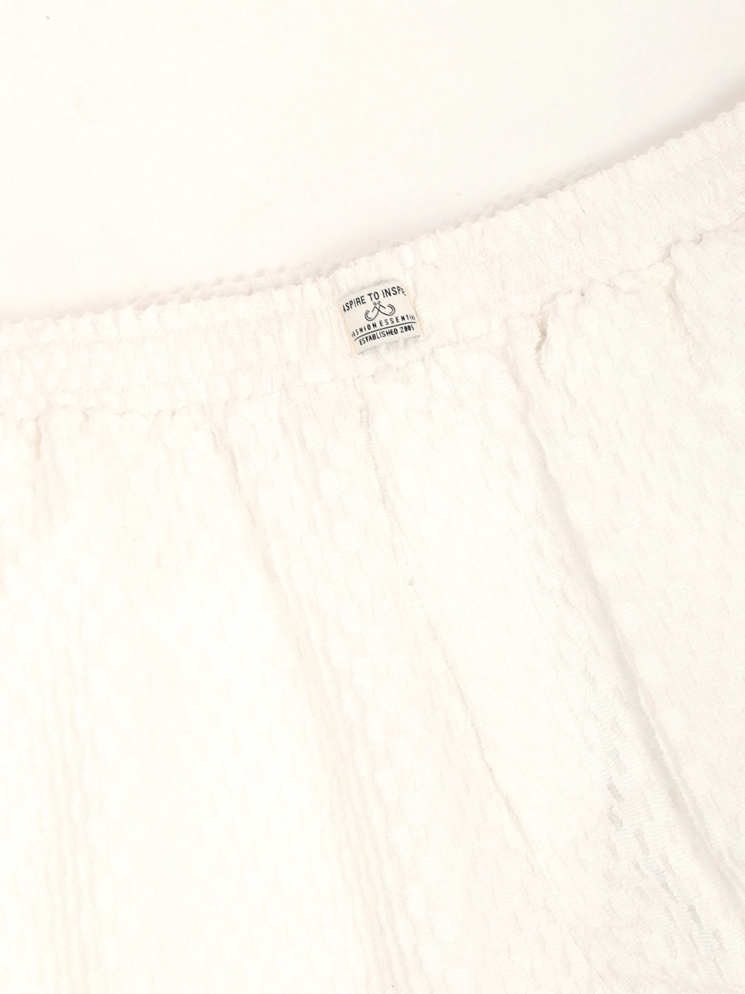 Zharvis Ringer White Co-Ord Set