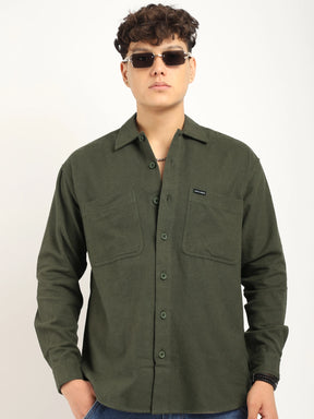 Winter Cool Olive Full Sleeve Shirt