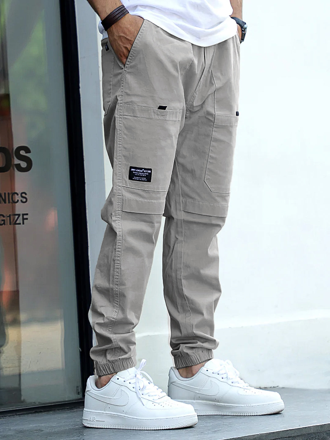 Terran Fossil Grey Cotton Cargo