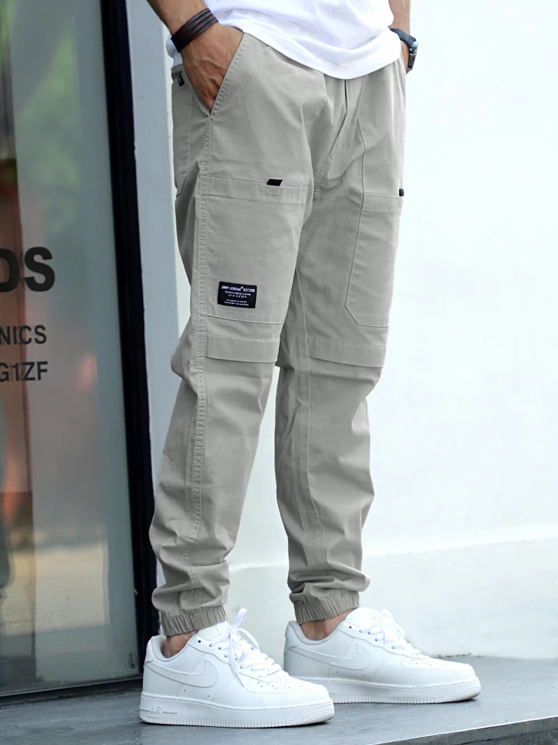 Terran Ascent Light Grey Cotton Cargo