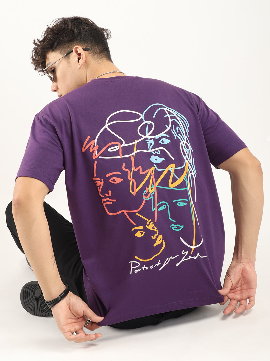 Comfort Purple Oversized T-Shirt