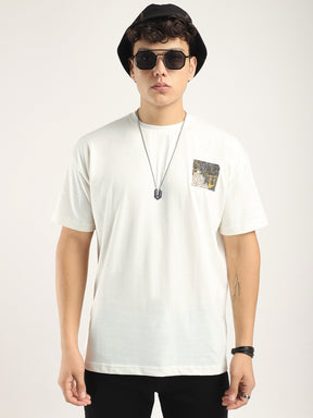 Peppy Oversized White T-Shirt