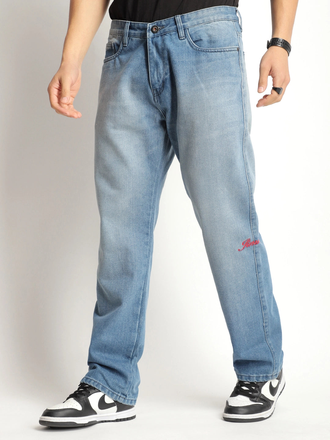 Korean Tint Blue Denim Jeans