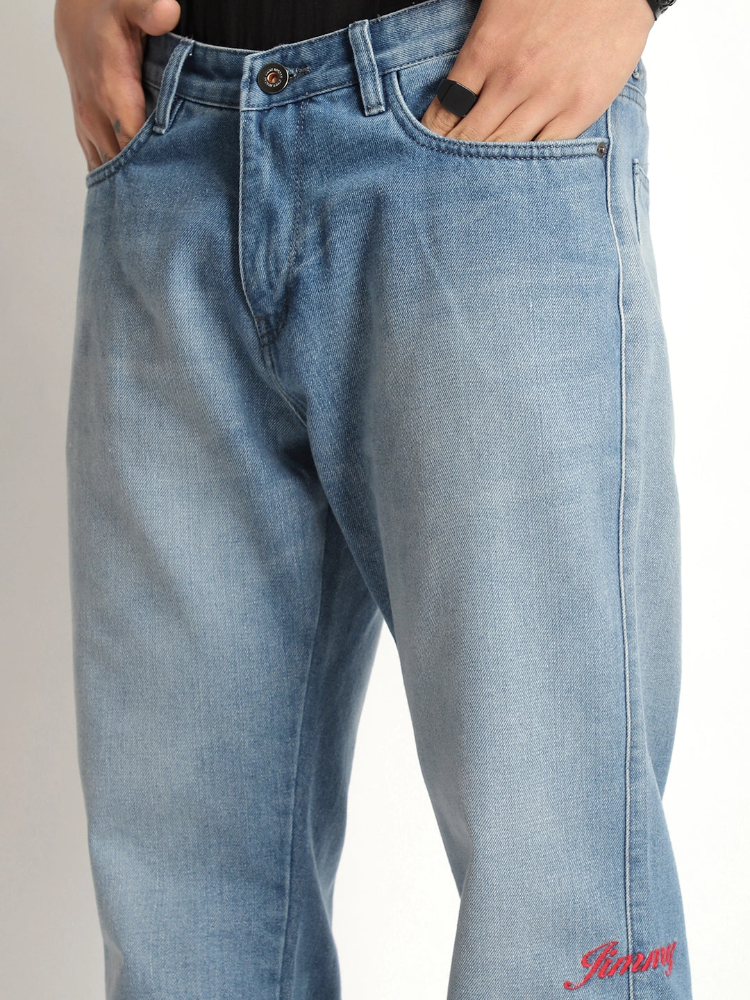 Korean Tint Blue Denim Jeans