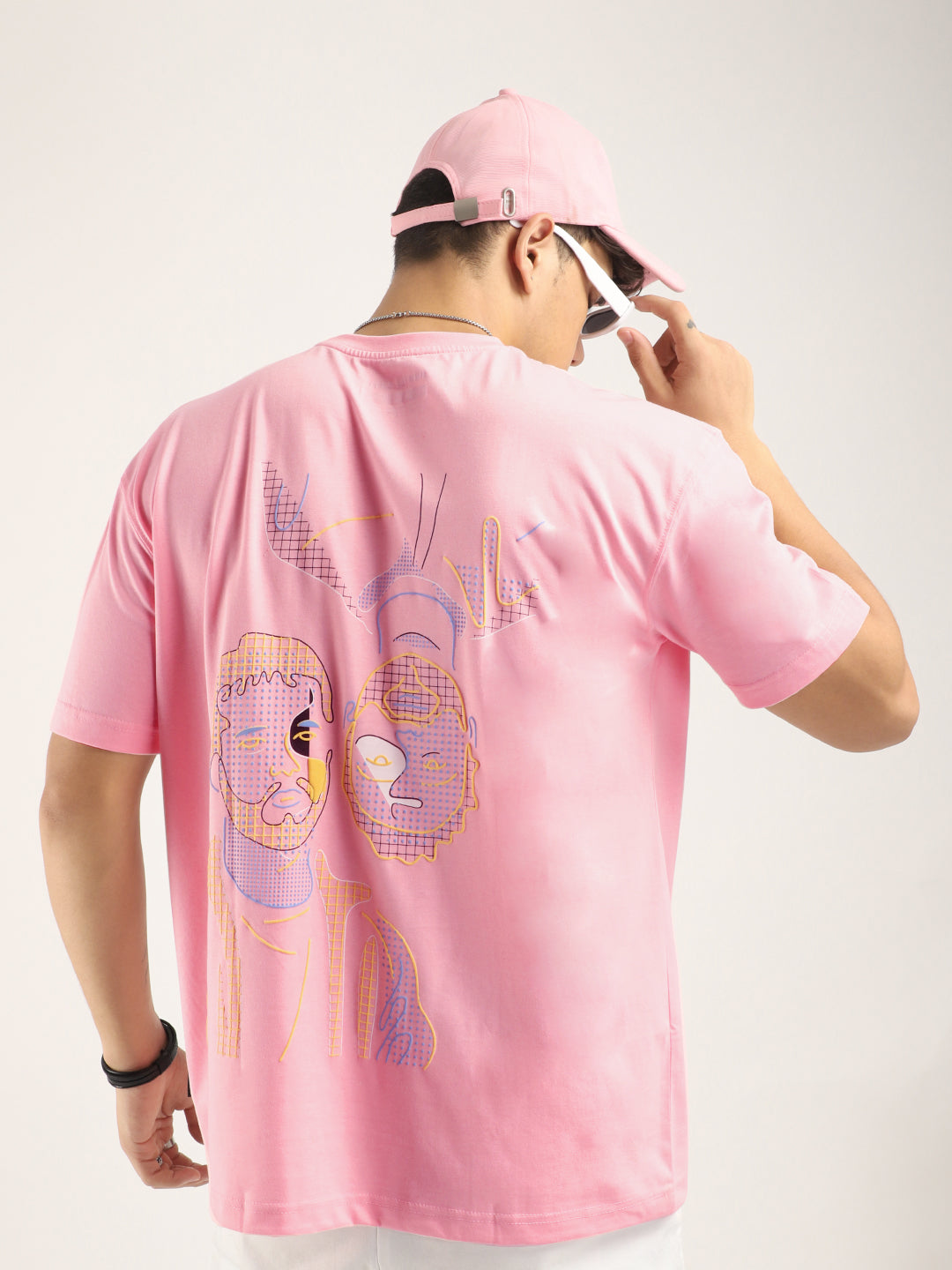 Aura Pink Oversized T-Shirt