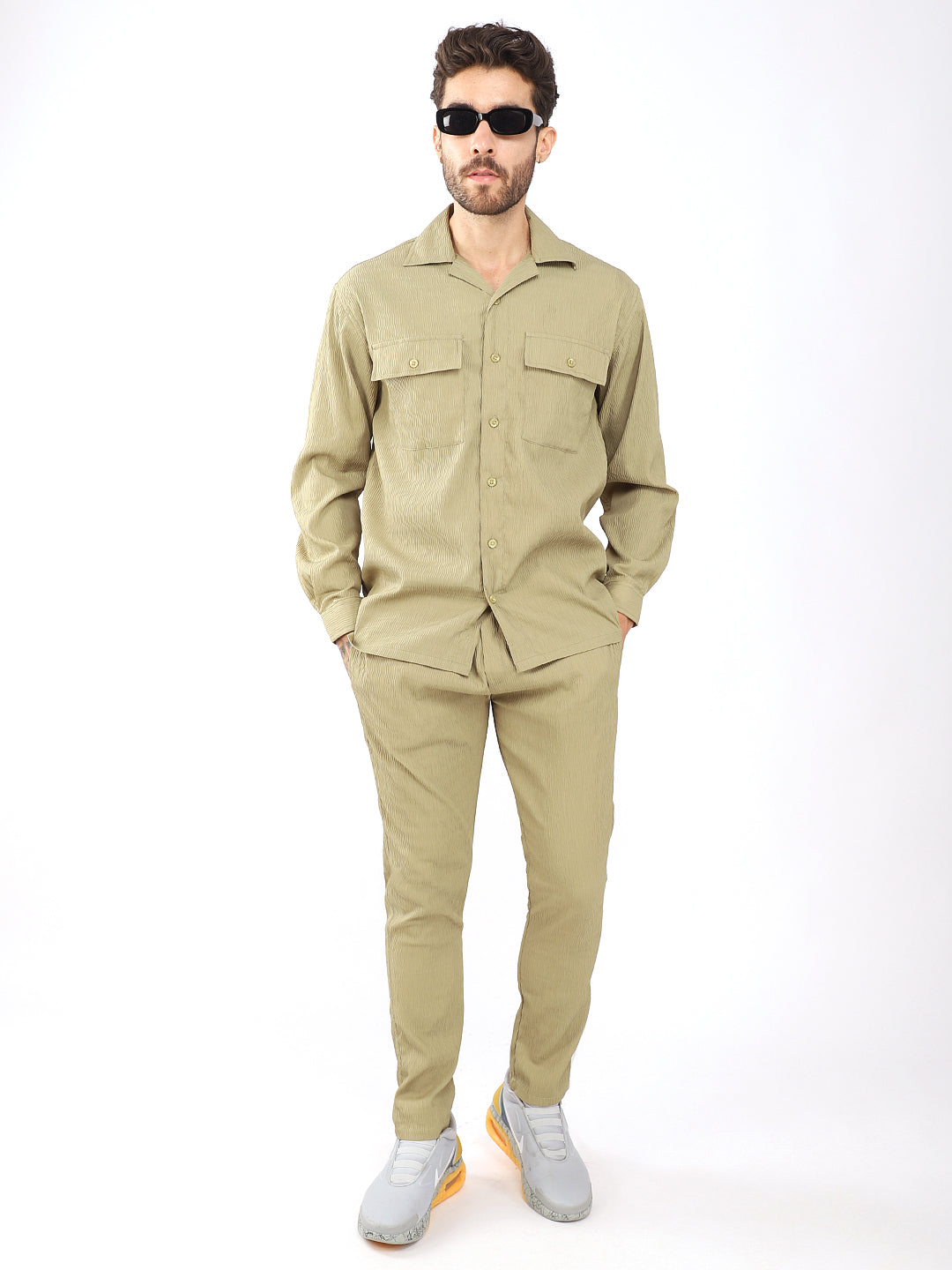 Solidaa Olive Co-ord Set