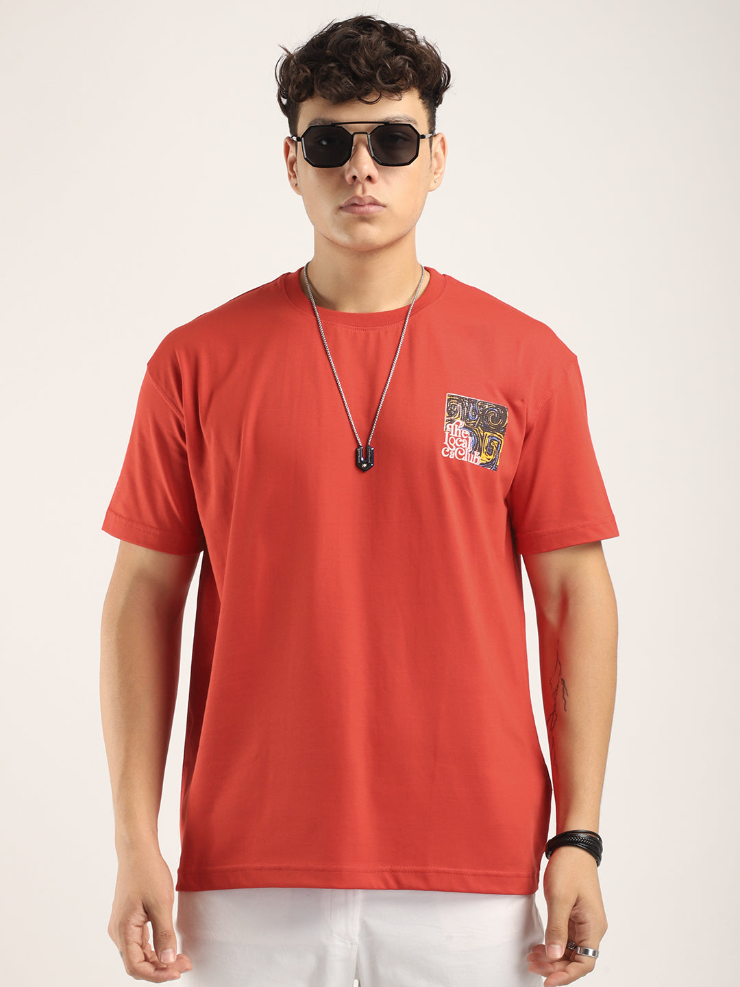 Peppy Oversized Red T-Shirt