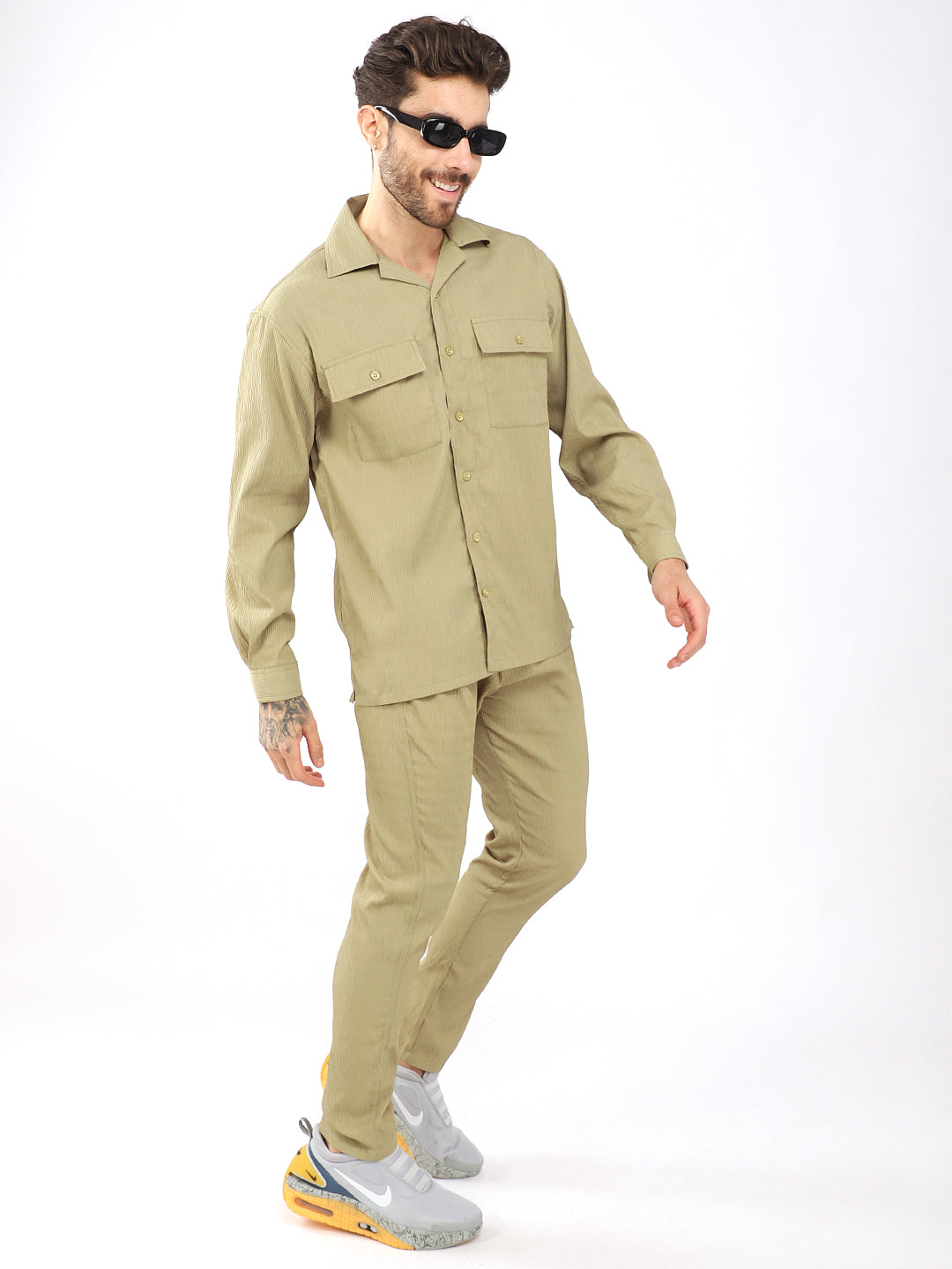 Solidaa Olive Co-ord Set