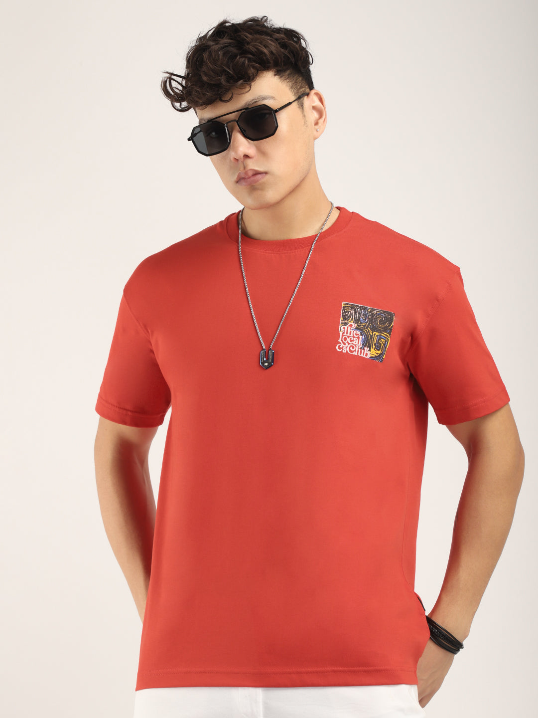 Peppy Oversized Red T-Shirt