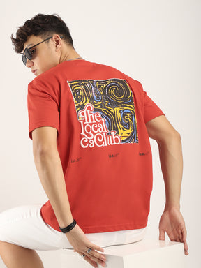 Peppy Oversized Red T-Shirt