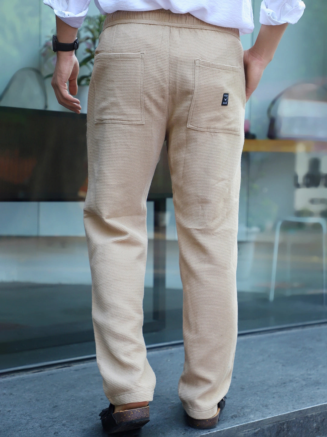 Shorefit Beige Texture Trouser