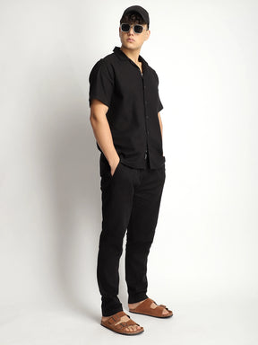 Linen Atlant Black Co-Ord Set