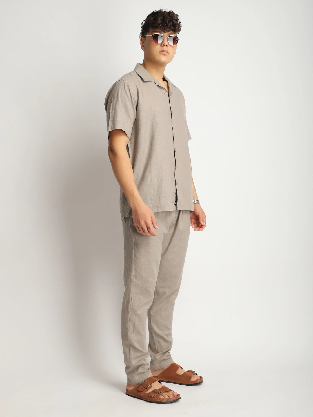 Linen Atlant Beige Co-Ord Set