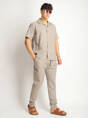 Linen Atlant Beige Co-Ord Set