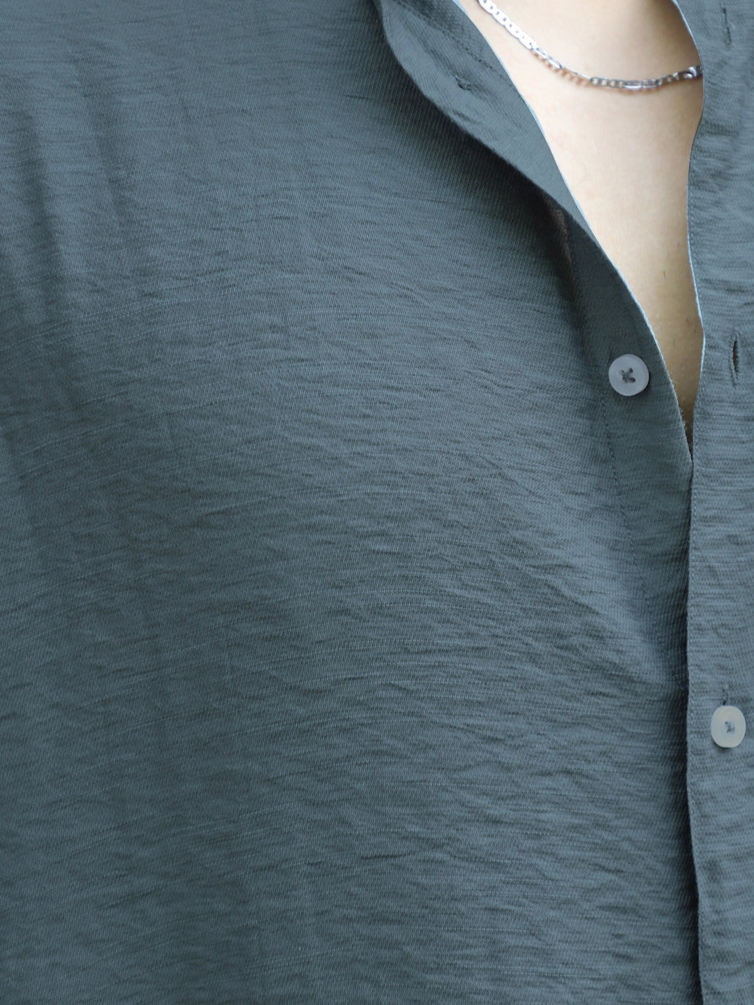 Nativeloom Moss Green Full Sleeve Shirt
