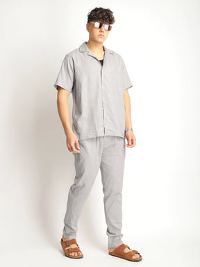 Linen Atlant Light Grey Co-Ord Set