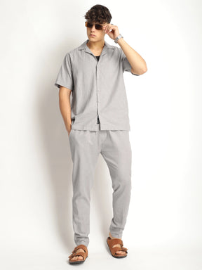 Linen Atlant Light Grey Co-Ord Set