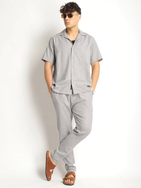 Linen Atlant Light Grey Co-Ord Set