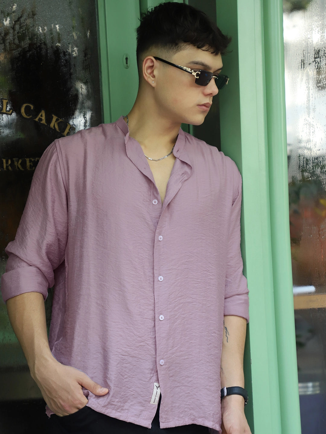 Nativeloom Mauve Full Sleeve Shirt