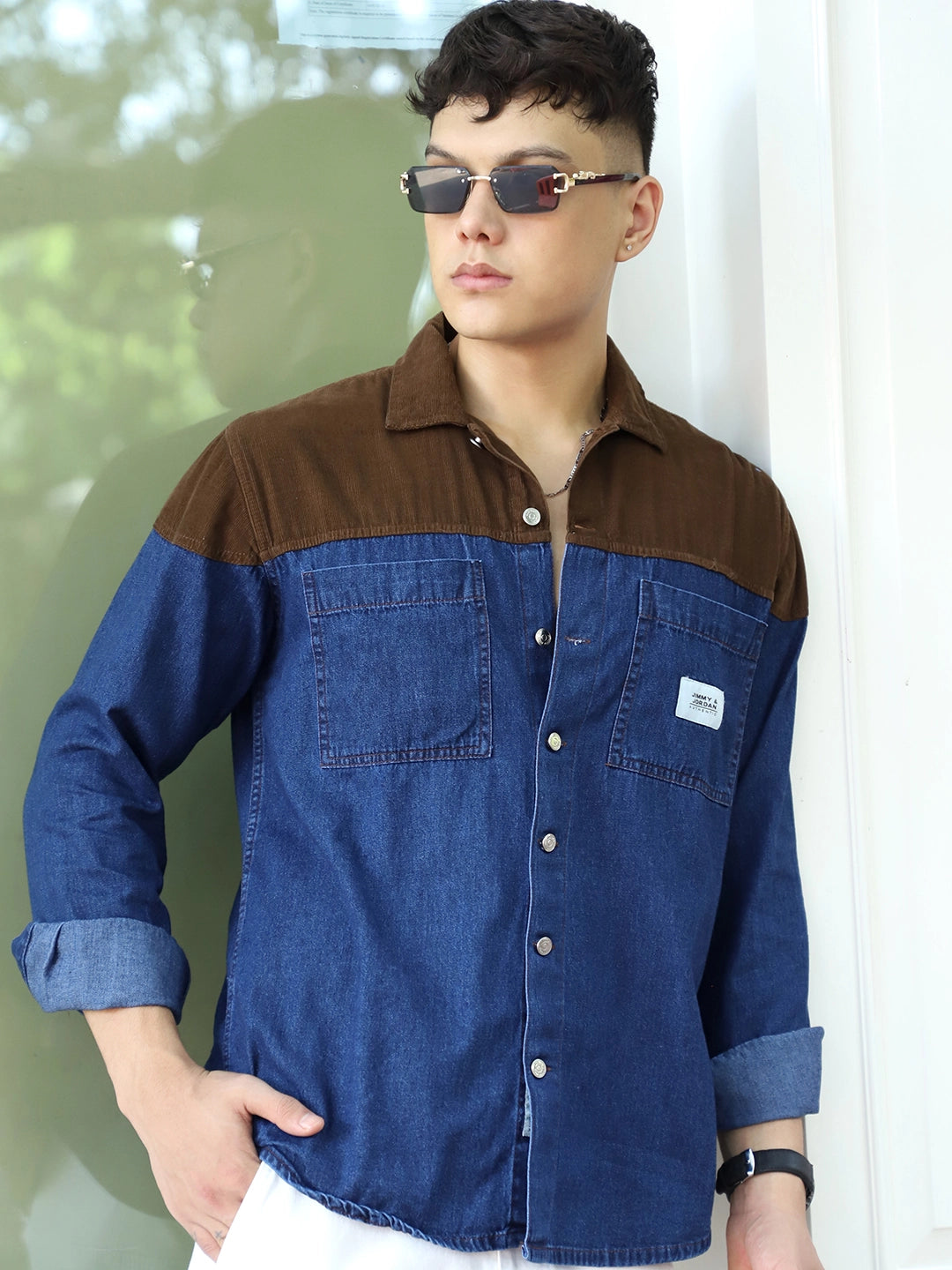 Tidebreak Dark Blue Denim Shirt