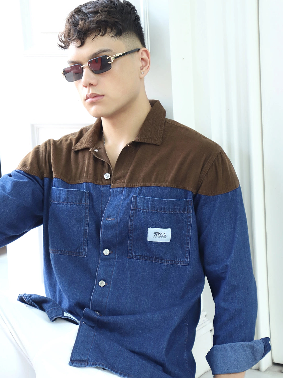 Tidebreak Dark Blue Denim Shirt
