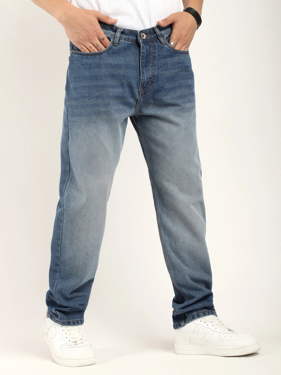 Modern Maverick Blue Denim Jeans