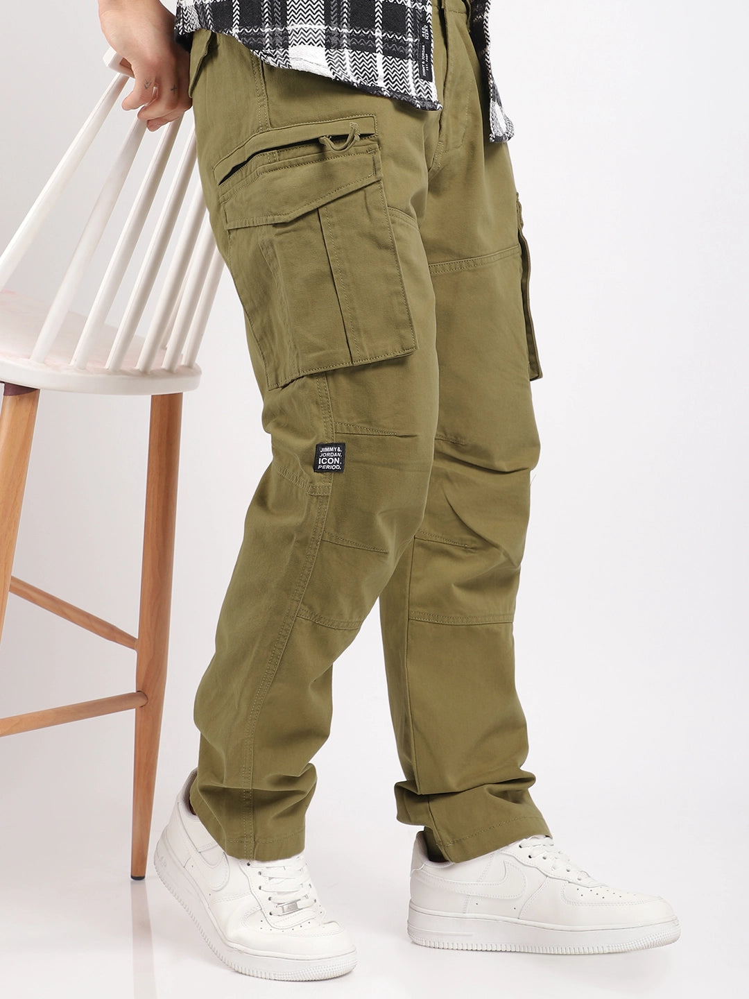Park Lane Mustard Cotton Cargo