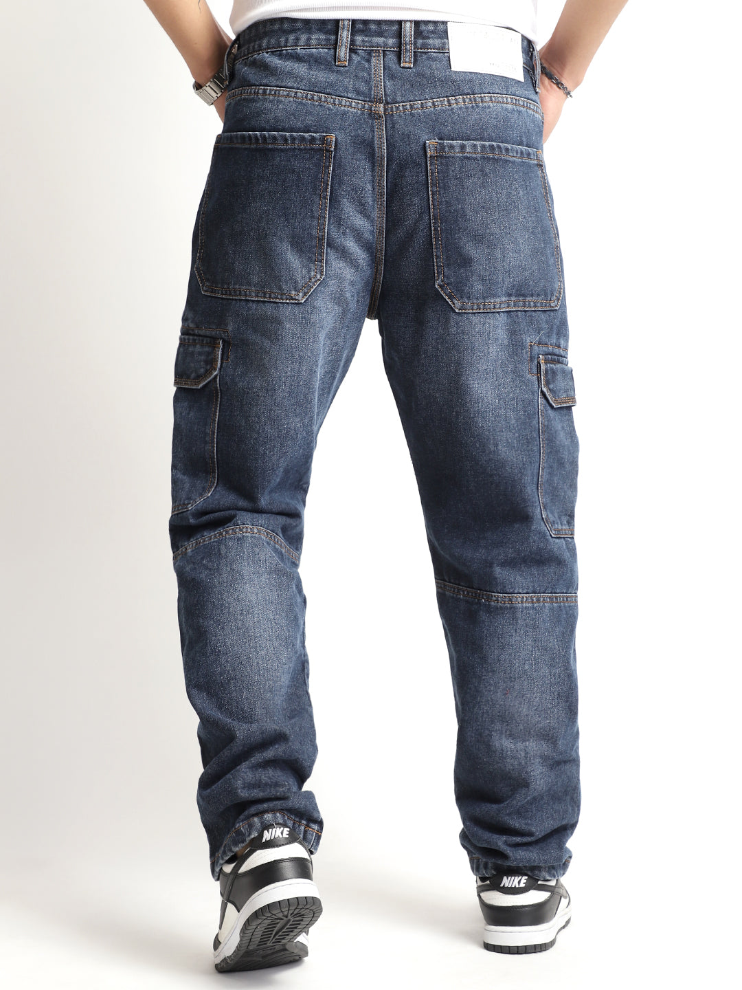 Zoom Dark Blue Denim Cargo