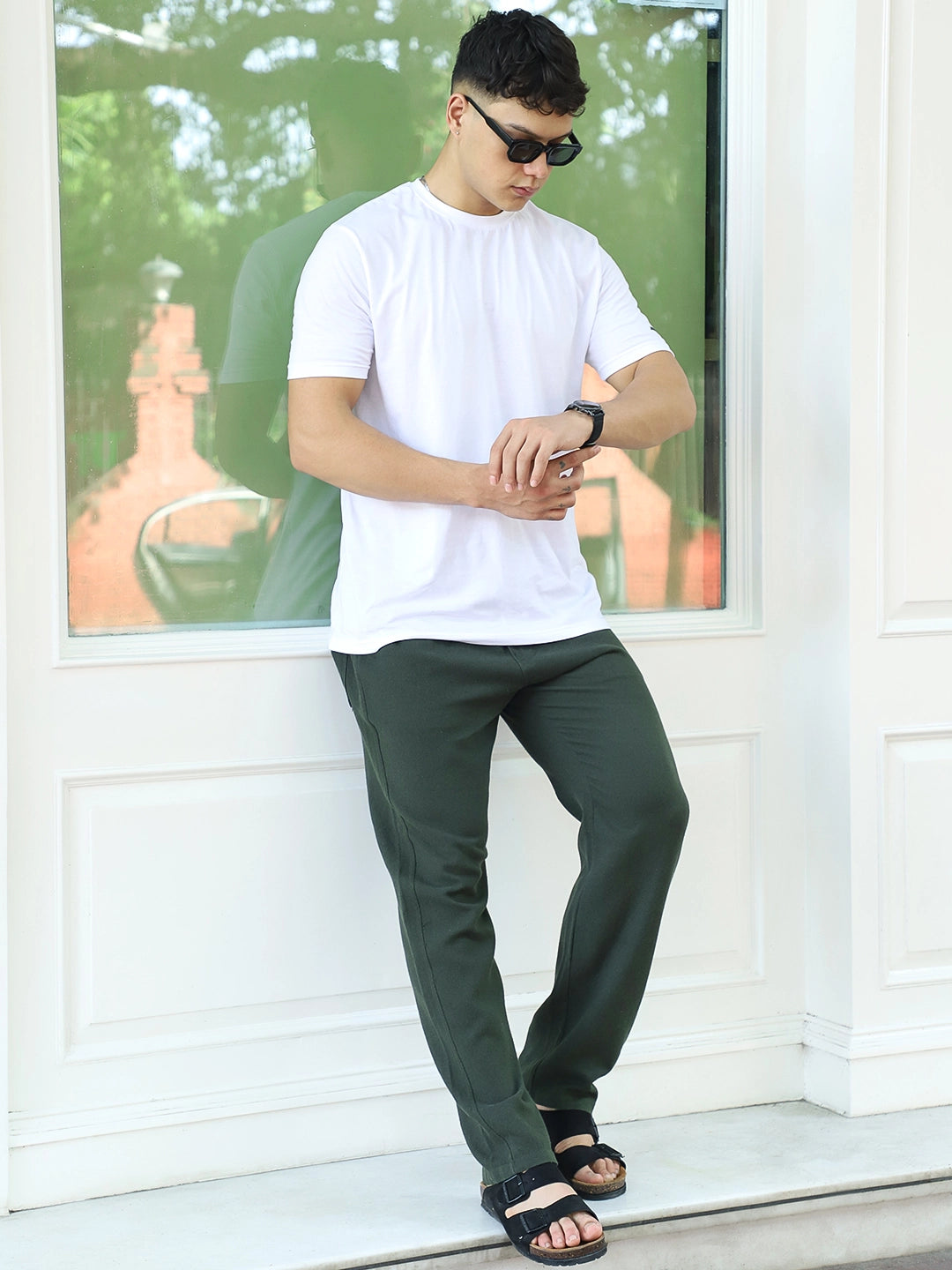 Malibu Tide Olive Green Trouser