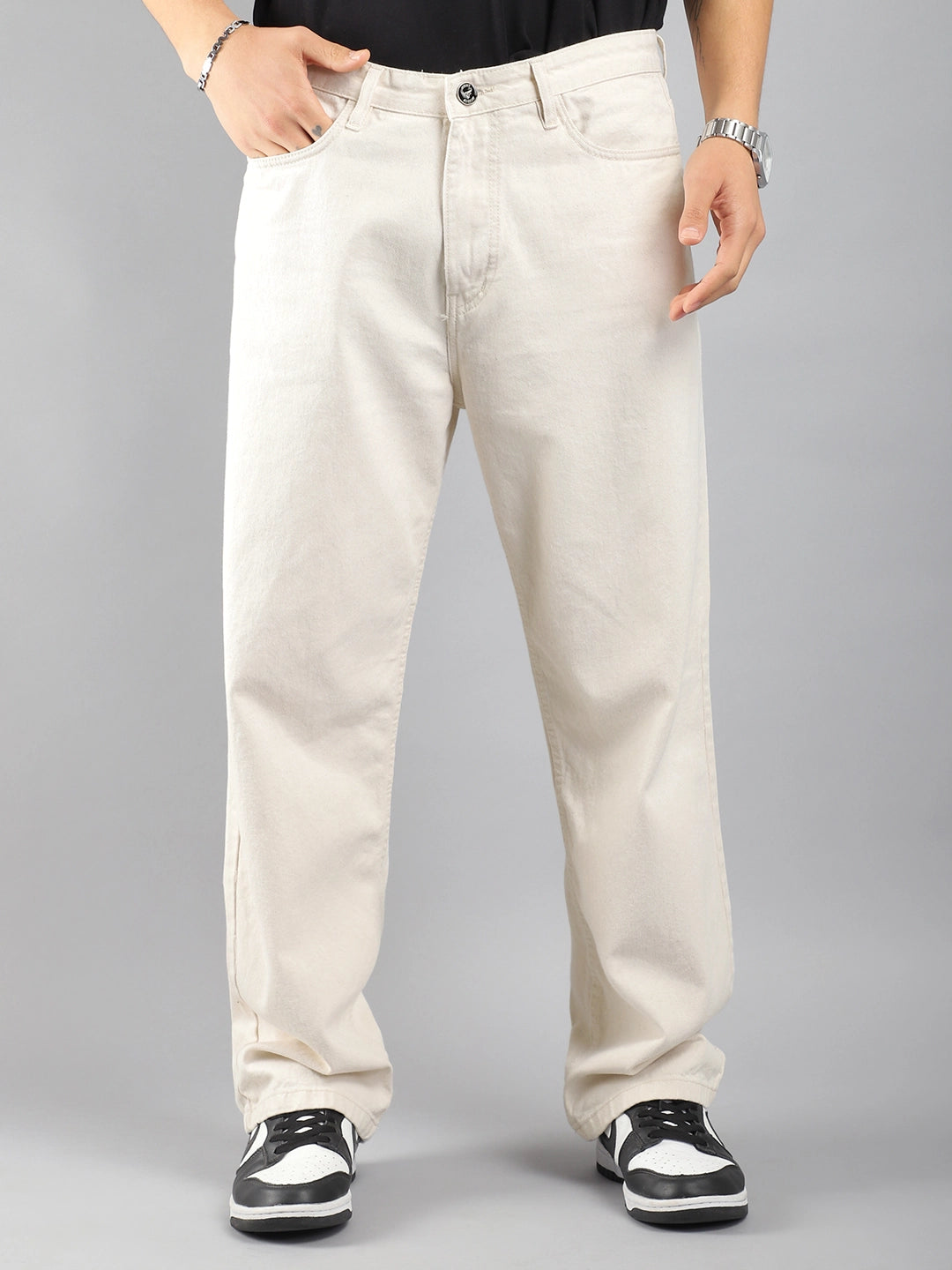 Savoy Sets Light Beige Denim Cargo