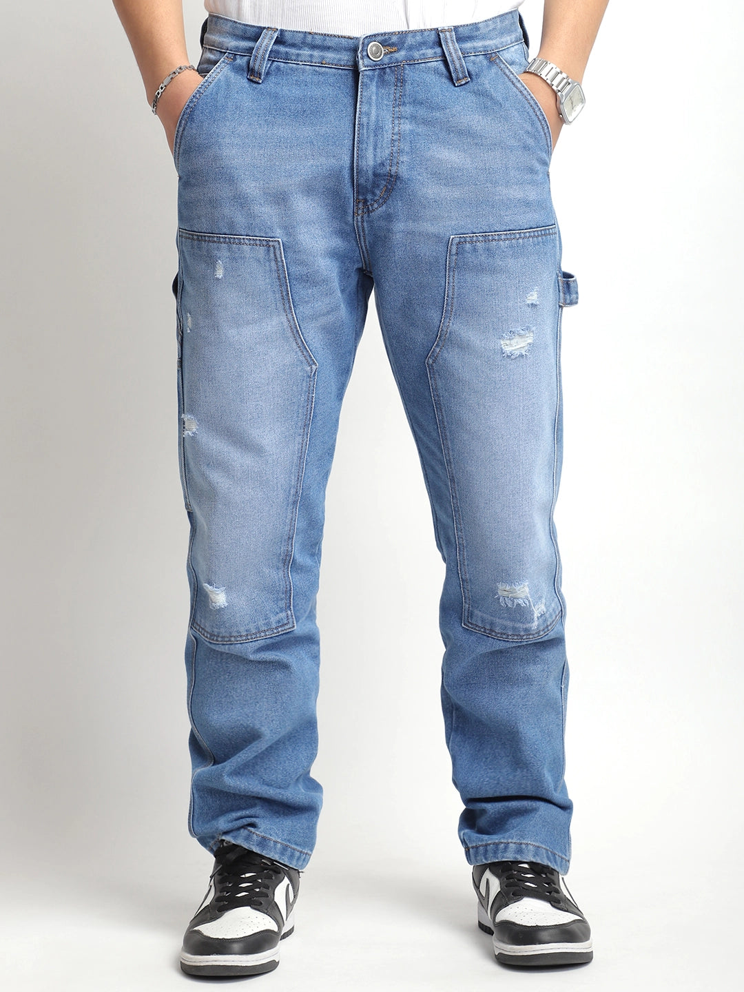 Royal Stitch Blue Denim Cargo