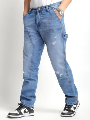 Royal Stitch Blue Denim Cargo