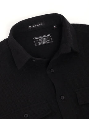 British Vintage Black Full Sleeve Shirt